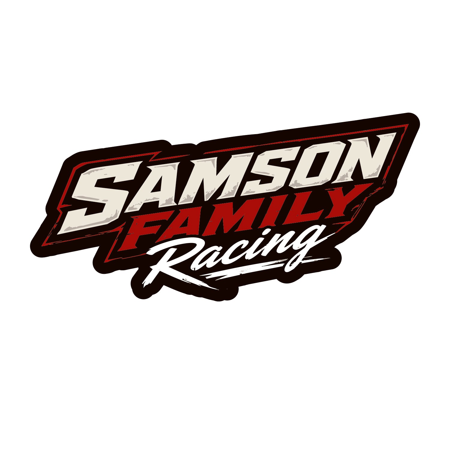 Samson Family Racing Wordmark Sticker